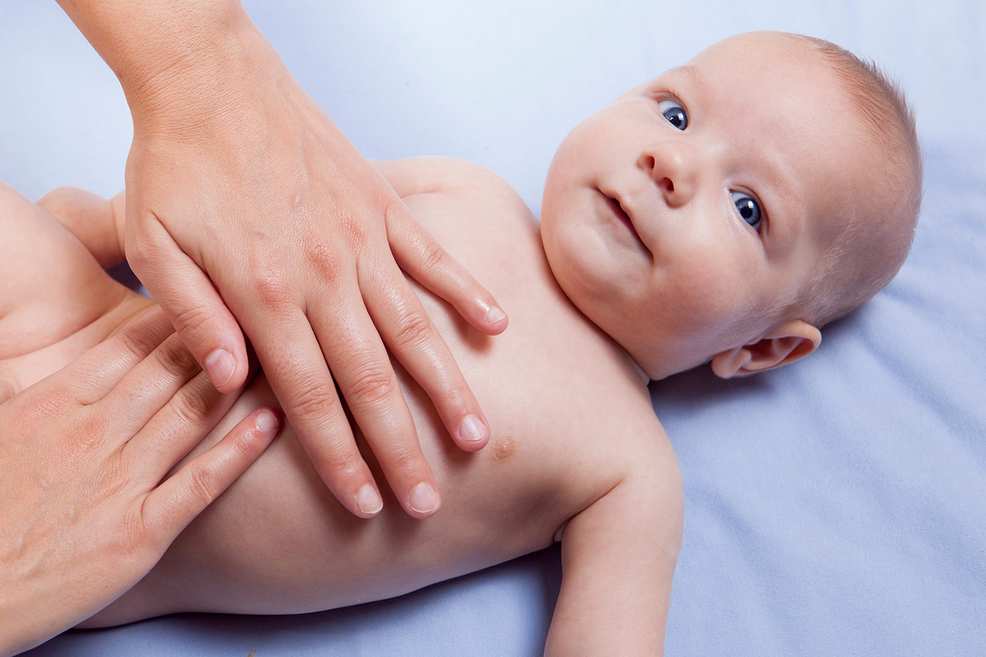 Introbild Babymassage Ablauf