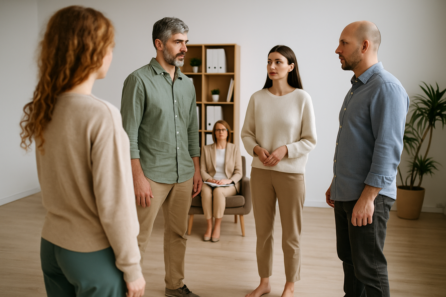 Familienaufstellung mit Aufstellern