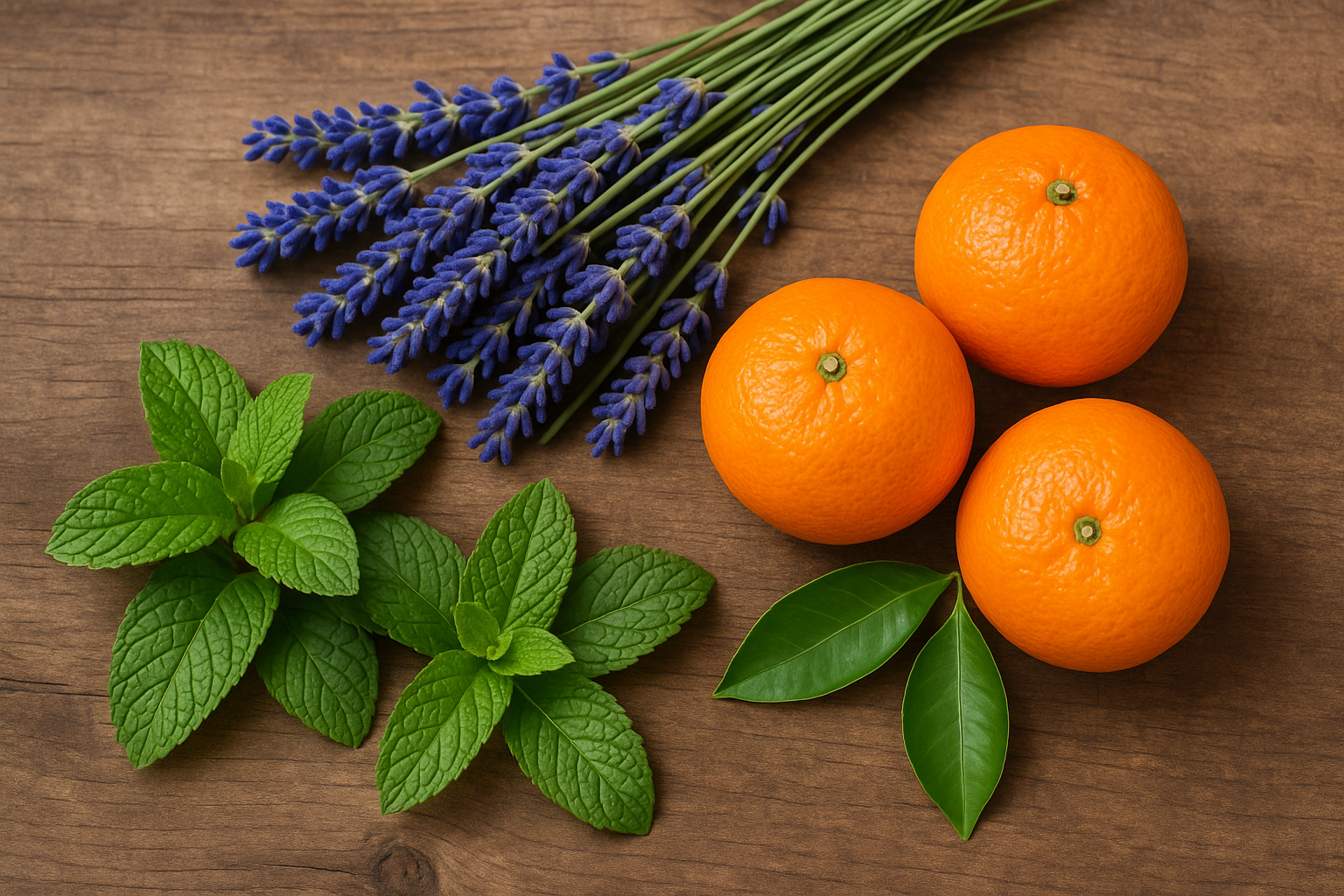 Mandarine und Lavendel