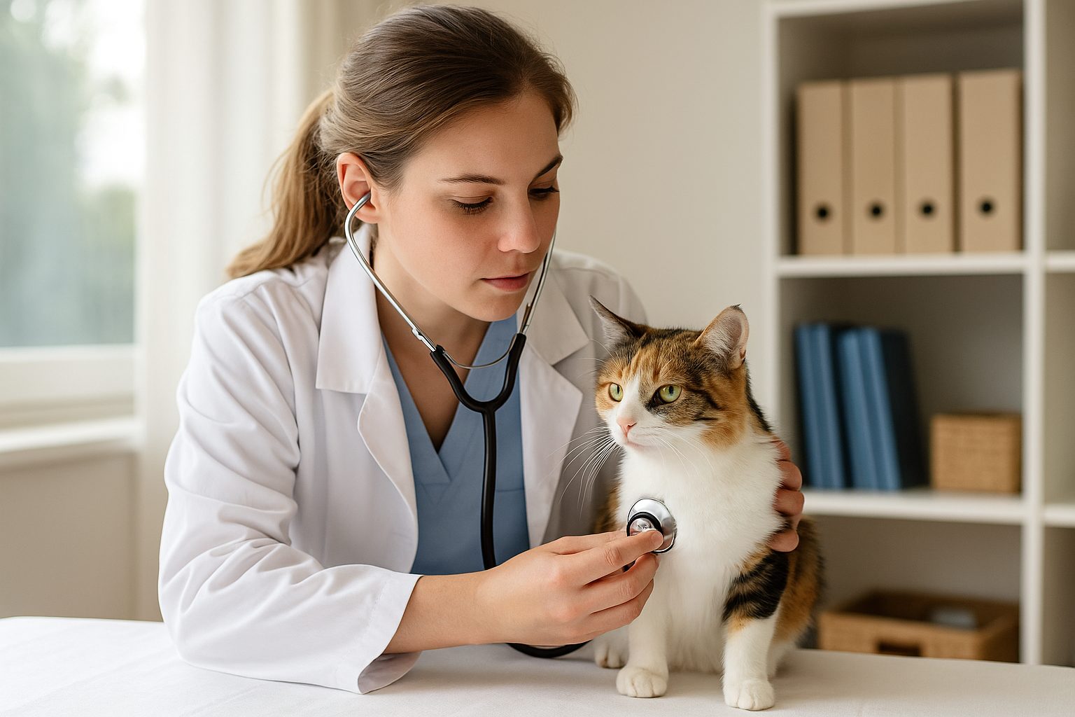 Katze bei Heilpraktiker