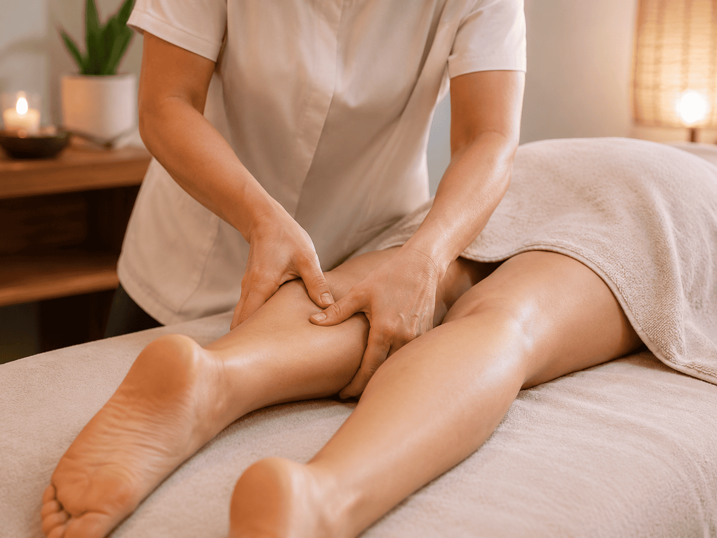 Klassische Ganzkörpermassage in entspannter Atmosphäre