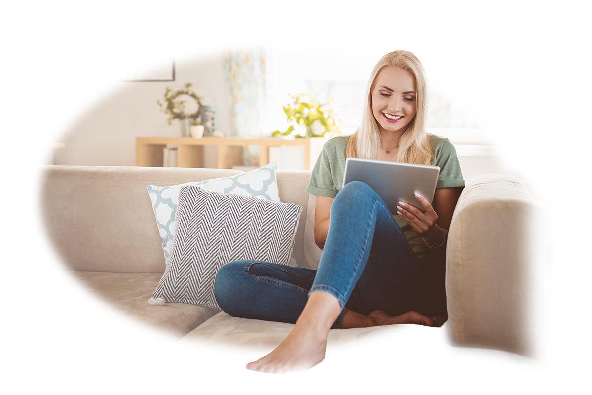 Massieren lernen daheim, auf dem eigenen Sofa